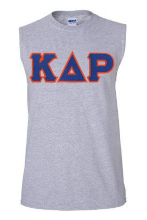 Kappa Delta Rho DISCOUNT- Kappa Delta Rho Lettered Sleeveless Tee