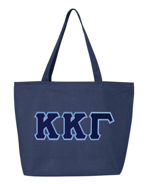 Discount Kappa Kappa Gamma Lettered Tote Bag DISCOUNT- Kappa Kappa Gamma Lettered Tote Bag - Best Value