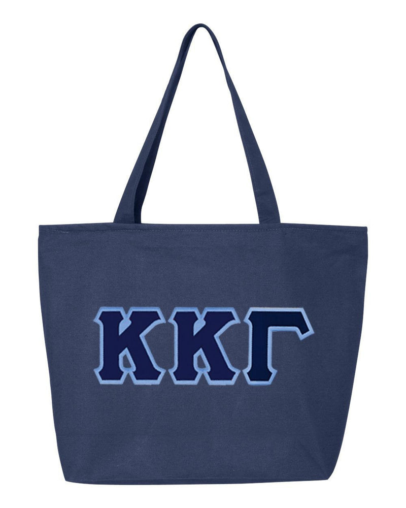 Discount Kappa Kappa Gamma Lettered Tote Bag DISCOUNT- Kappa Kappa Gamma Lettered Tote Bag - Best Value