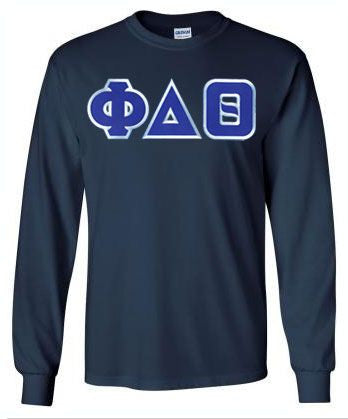 Discount Phi Delta Theta Lettered Long Sleeve DISCOUNT Phi Delta Theta Lettered Long sleeve