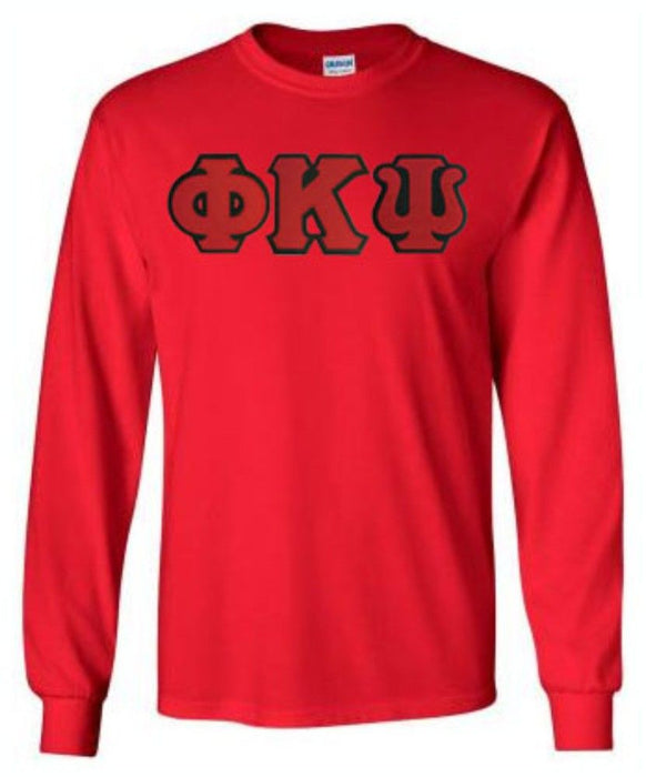 Discount Phi Kappa Psi Lettered Long Sleeve DISCOUNT Phi Kappa Psi Lettered Long sleeve