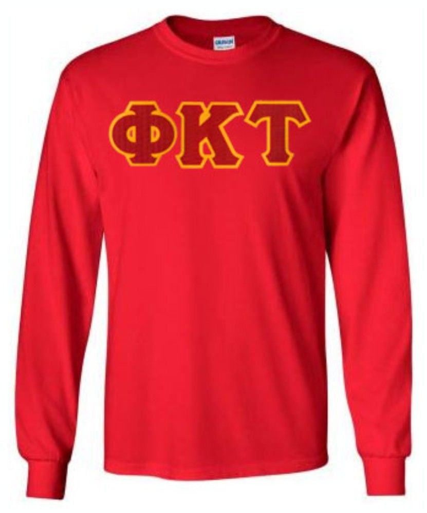 Discount Phi Kappa Tau Lettered Long Sleeve DISCOUNT Phi Kappa Tau Lettered Long sleeve