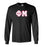 Phi Mu Custom Twill Long Tee Phi Mu Custom Twill Long Tee