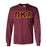 Discount Pi Kappa Alpha Lettered Long Sleeve DISCOUNT Pi Kappa Alpha Lettered Long sleeve