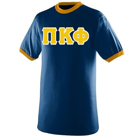 Pi Kappa Phi DISCOUNT- Pi Kappa Phi Lettered Ringer Shirt