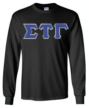 Discount Sigma Tau Gamma Lettered Long Sleeve DISCOUNT Sigma Tau Gamma Lettered Long sleeve