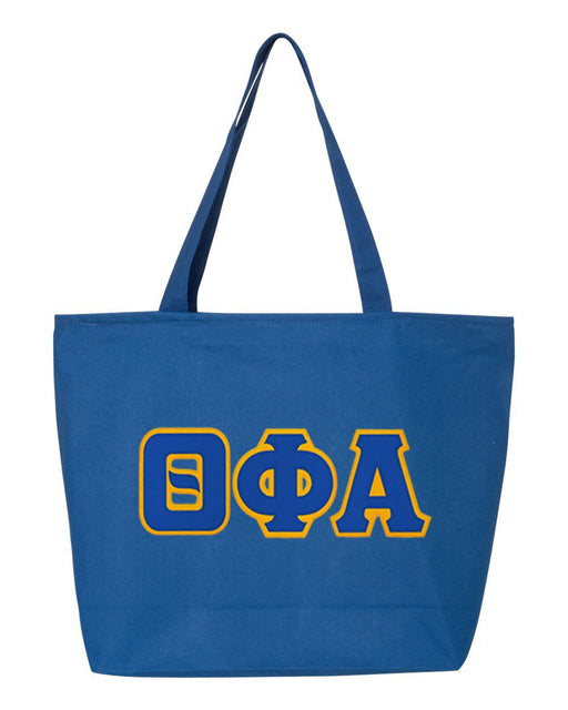 Theta Phi Alpha DISCOUNT- Theta Phi Alpha Lettered Tote Bag - Best Value