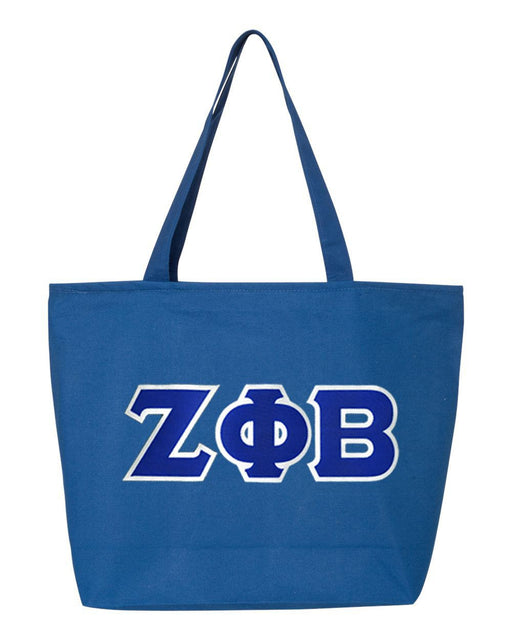 Stickers Decals DISCOUNT- Zeta Phi Beta Lettered Tote Bag