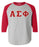 Discount Alpha Sigma Phi Lettered Raglan T Shirt DISCOUNT- Alpha Sigma Phi Lettered Raglan T-Shirt