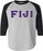 Discount Fiji Fraternity Lettered Raglan T Shirt DISCOUNT- FIJI Fraternity Lettered Raglan T-Shirt