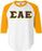 Discount Sigma Alpha Epsilon Lettered Raglan T Shirt DISCOUNT- Sigma Alpha Epsilon Lettered Raglan T-Shirt