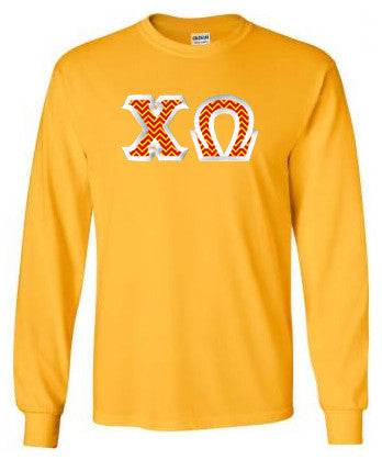 Chi Omega Chi Omega Custom Twill Long Tee