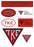 Tau Kappa Epsilon Fraternity Sticker Sheet Brand Focus Tau Kappa Epsilon Fraternity Sticker Sheet- Brand Focus