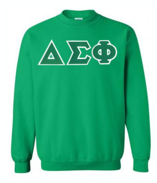 Delta Sigma Phi DISCOUNT Delta Sigma Phi Lettered Crewneck - Best Value