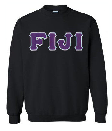 Phi Gamma Delta DISCOUNT FIJI Fraternity Lettered Crewneck - Best Value