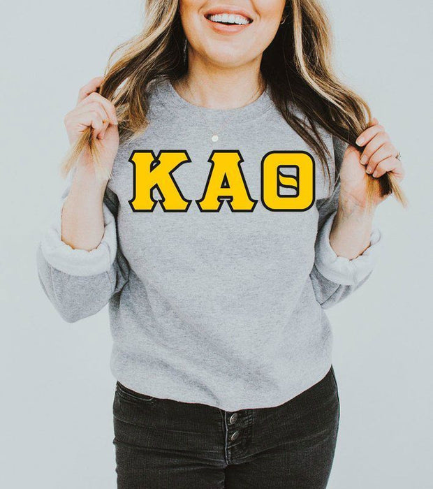 Discount Kappa Alpha Theta Lettered Crewneck Best Value DISCOUNT Kappa Alpha Theta Lettered Crewneck - Best Value