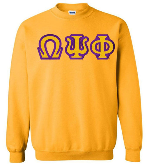 Omega Psi Phi Omega Psi Phi Custom Twill Crewneck Sweatshirt