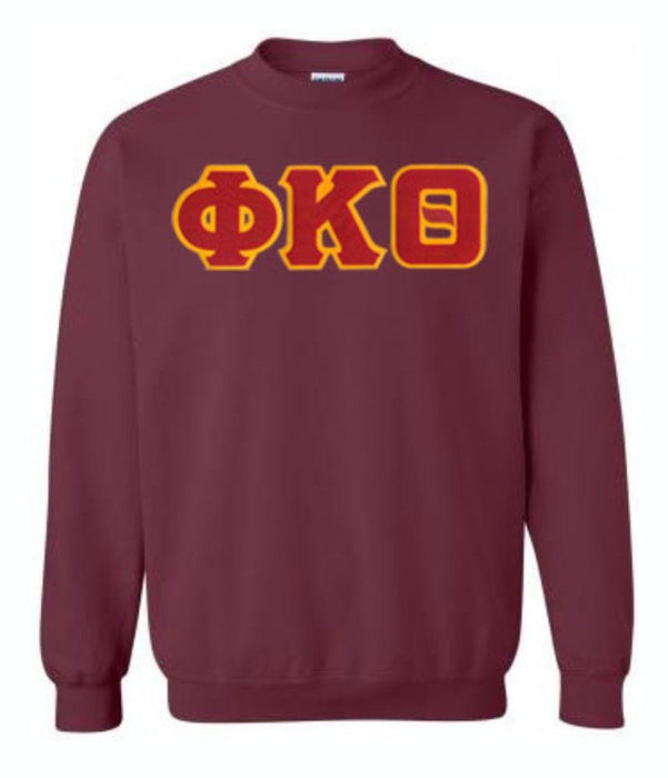 Discount Phi Kappa Theta Lettered Crewneck DISCOUNT Phi Kappa Theta Lettered Crewneck - Best Value