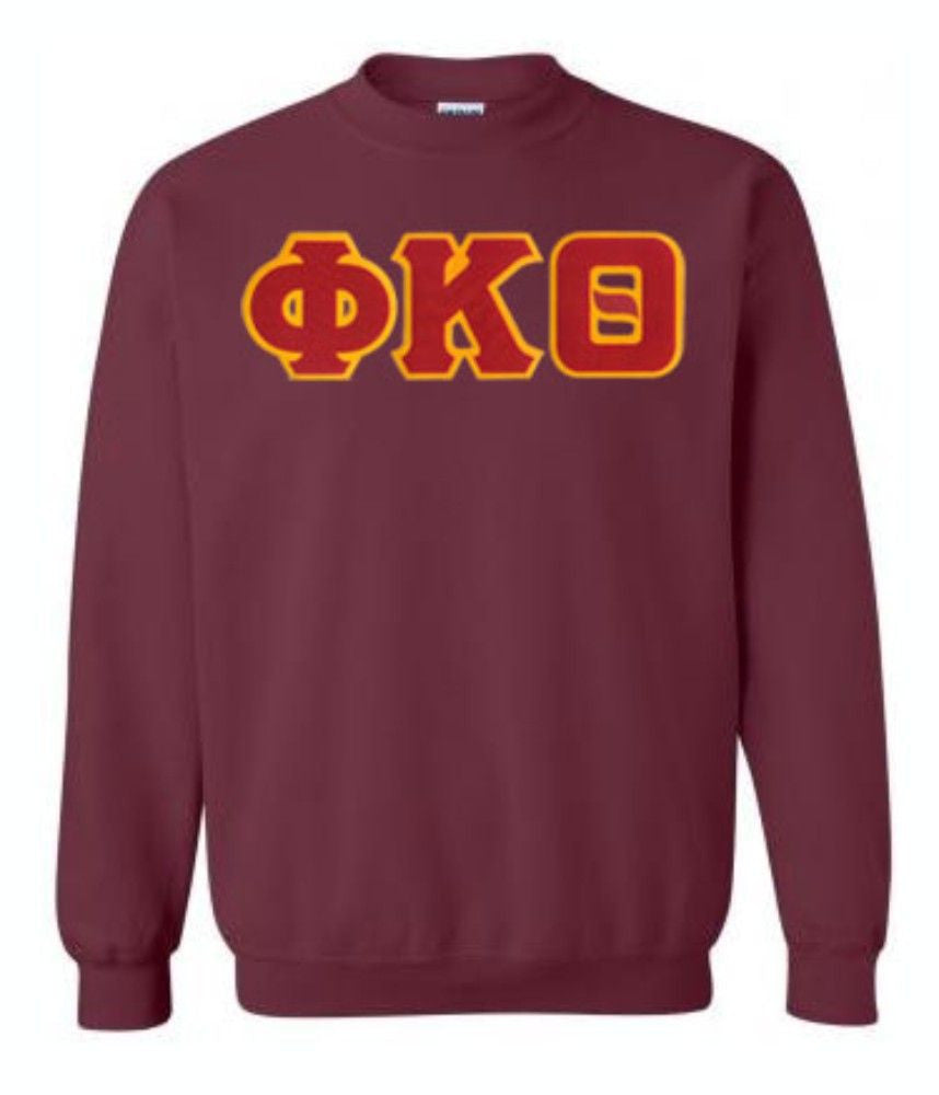 Discount Phi Kappa Theta Lettered Crewneck DISCOUNT Phi Kappa Theta Lettered Crewneck - Best Value