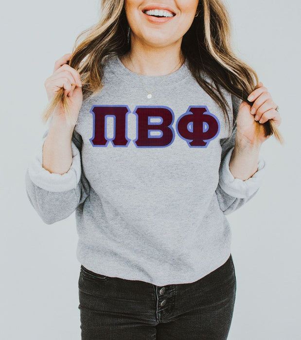 Discount Pi Beta Phi Lettered Crewneck Best Value DISCOUNT Pi Beta Phi Lettered Crewneck - Best Value
