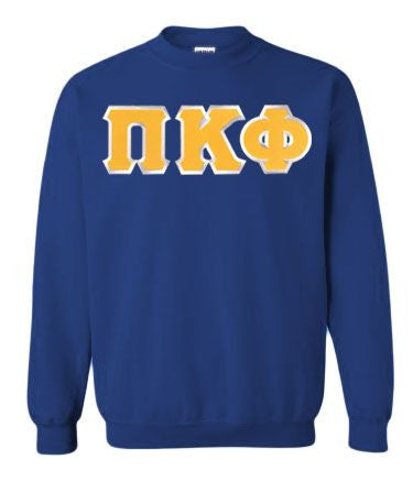 Discount Pi Kappa Phi Lettered Crewneck Best Value DISCOUNT Pi Kappa Phi Lettered Crewneck - Best Value