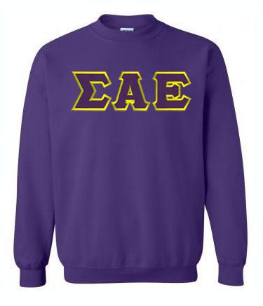 Discount Sigma Alpha Epsilon Lettered Crewneck Best Value DISCOUNT Sigma Alpha Epsilon Lettered Crewneck - Best Value