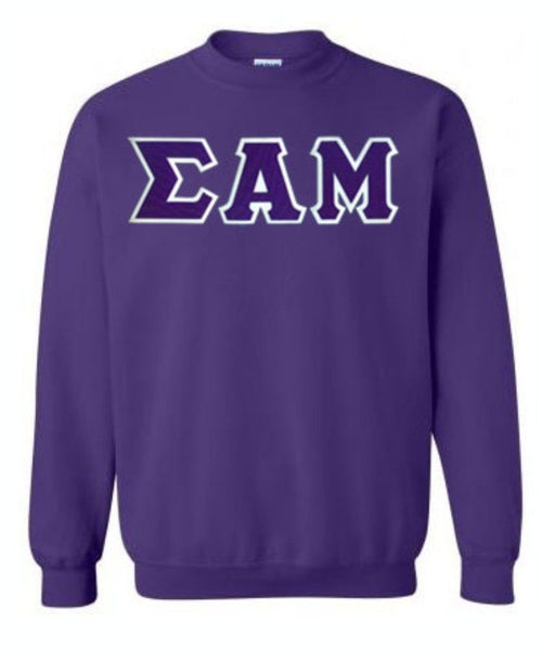Sigma Alpha Mu DISCOUNT Sigma Alpha Mu Lettered Crewneck - Best Value