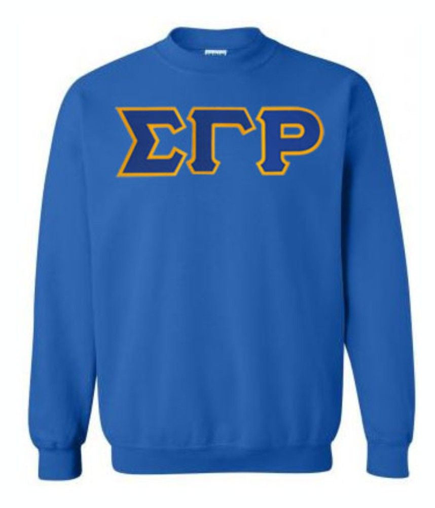 Discount Sigma Gamma Rho Lettered Crewneck DISCOUNT Sigma Gamma Rho Lettered Crewneck - Best Value
