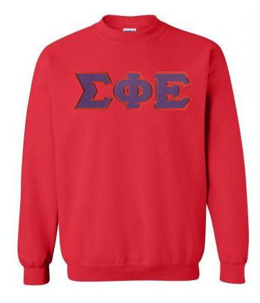 Discount Sigma Phi Epsilon Lettered Crewneck Best Value DISCOUNT Sigma Phi Epsilon Lettered Crewneck - Best Value
