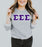 Discount Sigma Sigma Sigma Lettered Crewneck DISCOUNT Sigma Sigma Sigma Lettered Crewneck - Best Value
