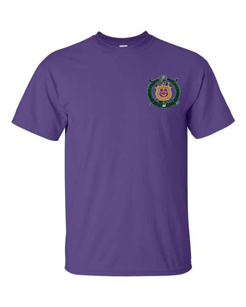 Discount Omega Psi Phi Crest Shield Emblem Shirt DISCOUNT-Omega Psi Phi Crest - Shield Emblem Shirt