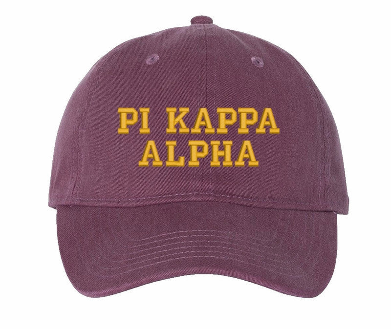 Pi Kappa Alpha Baseball Cap / Hat Pi Kappa Alpha Baseball Cap / Hat