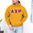 Alpha Chi Rho Custom Twill Hooded Sweatshirt Alpha Chi Rho Custom Twill Hooded Sweatshirt