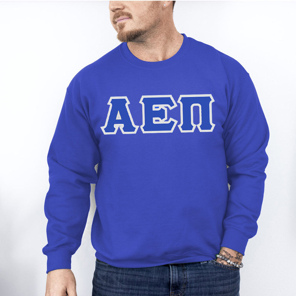 Discount Alpha Epsilon Pi Lettered Crewneck Best Value DISCOUNT Alpha Epsilon Pi Lettered Crewneck - Best Value