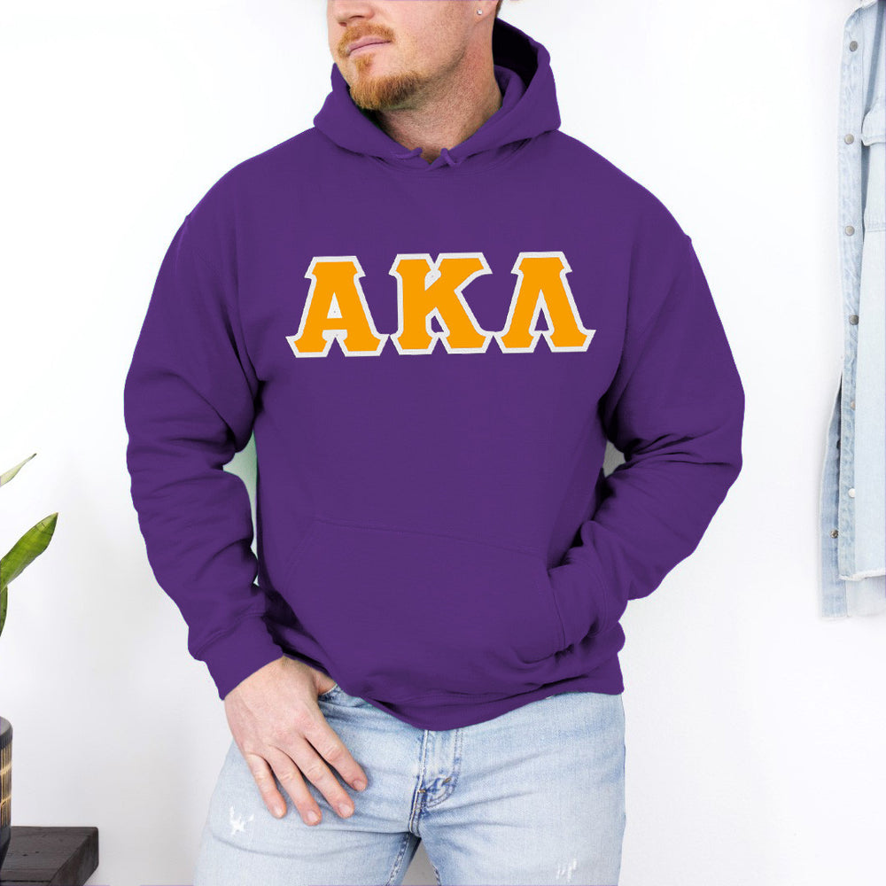 Alpha Kappa Lambda Custom Twill Hooded Sweatshirt Alpha Kappa Lambda Custom Twill Hooded Sweatshirt