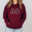 Alpha Phi Custom Twill Hooded Sweatshirt Alpha Phi Custom Twill Hooded Sweatshirt
