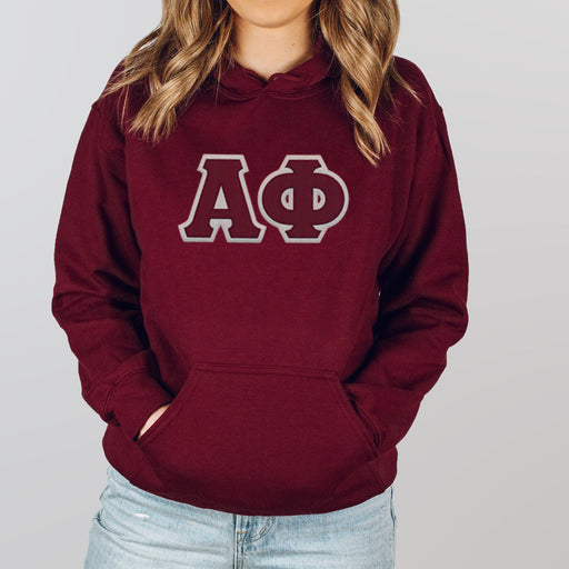 Alpha Phi Alpha Phi Custom Twill Hooded Sweatshirt