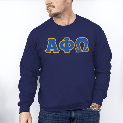 Alpha Phi Omega Alpha Phi Omega Custom Twill Crewneck Sweatshirt
