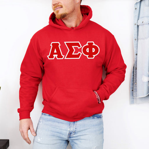 Sweatshirts Alpha Sigma Phi Custom Twill Hooded Sweatshirt