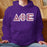 Delta Phi Epsilon Custom Twill Hooded Sweatshirt Delta Phi Epsilon Custom Twill Hooded Sweatshirt