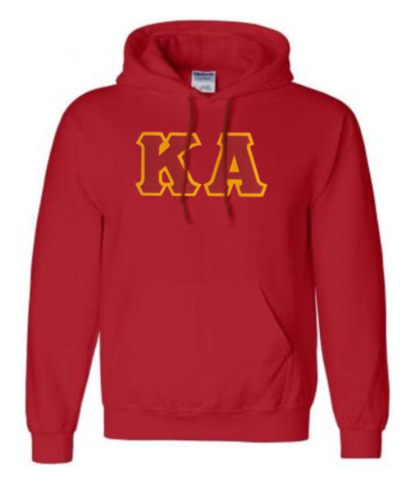 Discount Kappa Alpha Lettered Hooded Sweatshirt DISCOUNT Kappa Alpha Lettered Hooded Sweatshirt - Best Value