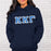 Kappa Kappa Gamma Custom Twill Hooded Sweatshirt Kappa Kappa Gamma Custom Twill Hooded Sweatshirt