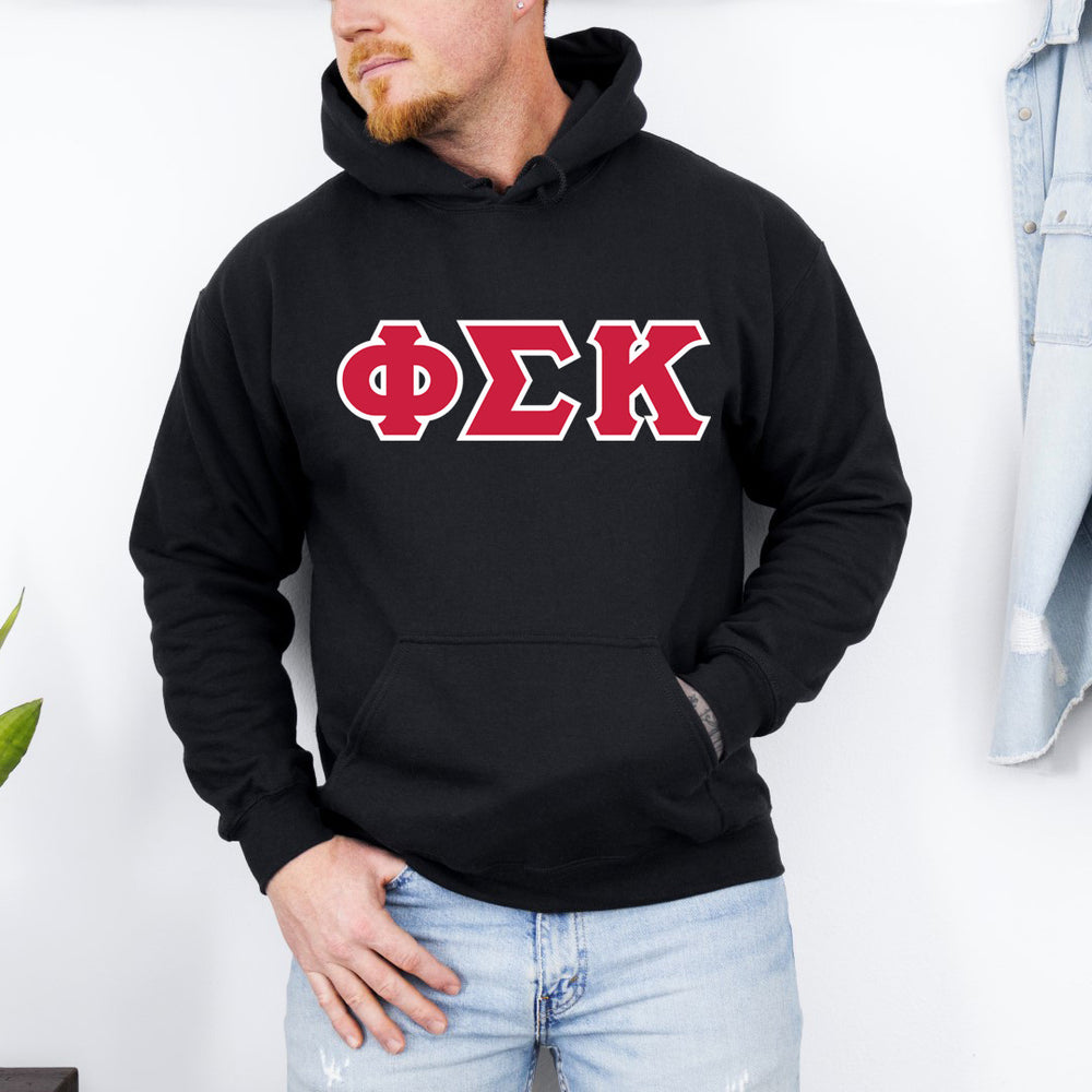 Phi Sigma Kappa Custom Twill Hooded Sweatshirt Phi Sigma Kappa Custom Twill Hooded Sweatshirt