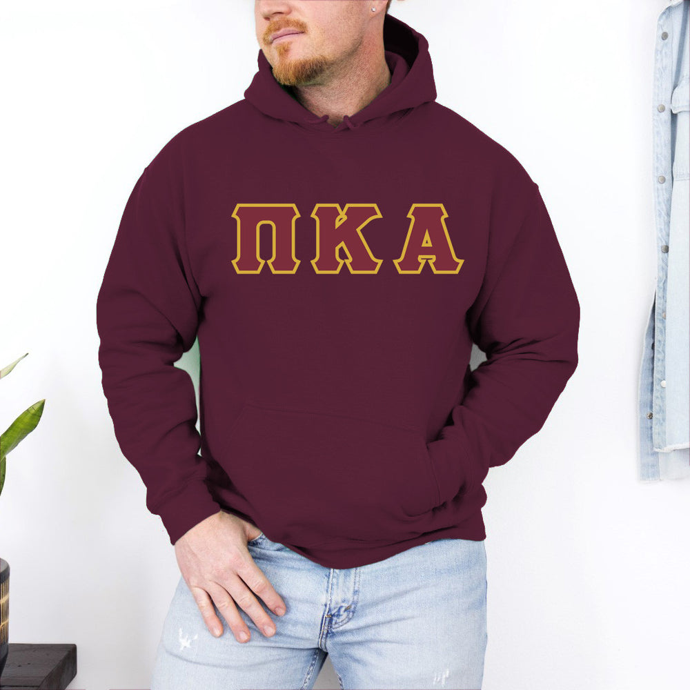 Pi Kappa Alpha Custom Twill Hooded Sweatshirt Pi Kappa Alpha Custom Twill Hooded Sweatshirt