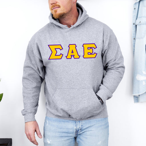 Sigma Alpha Epsilon Sigma Alpha Epsilon Custom Twill Hooded Sweatshirt