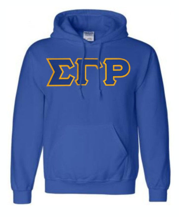 Discount Sigma Gamma Rho Lettered Hooded Sweatshirt DISCOUNT Sigma Gamma Rho Lettered Hooded Sweatshirt - Best Value