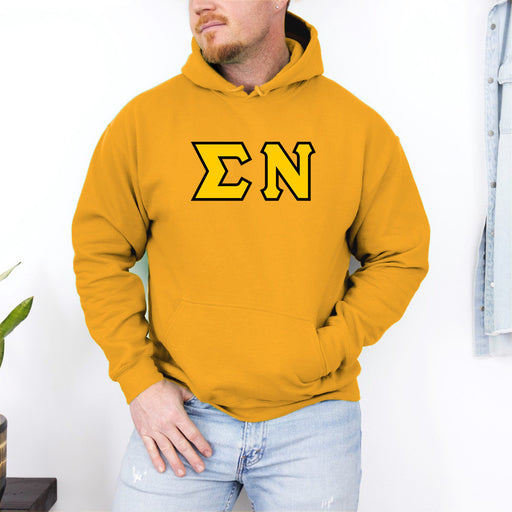 Clothing Sigma Nu Custom Twill Hooded Sweatshirt
