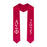 Alpha Sigma Phi Vertical Grad Stole with Letters & Year