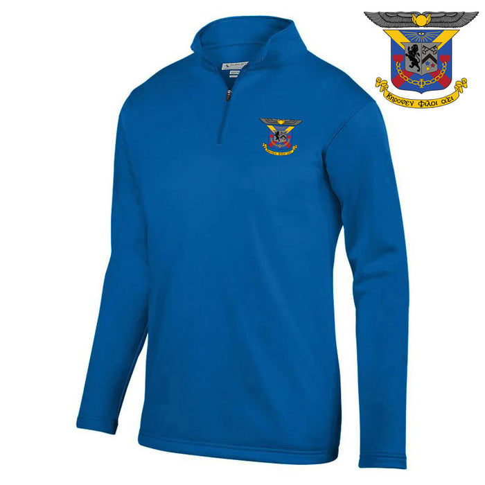 Delta Kappa Epsilon Crest Moisture Wicking Fleece Pullover