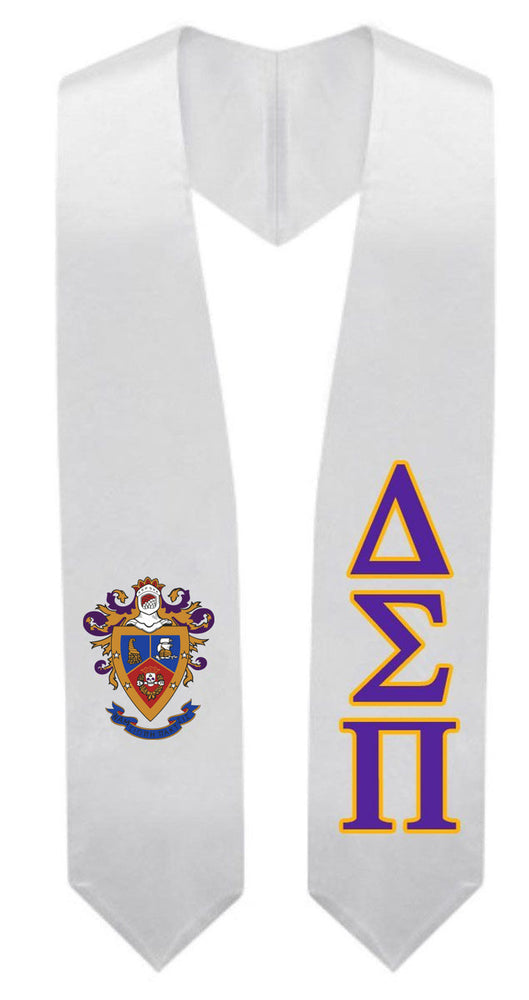 Delta Sigma Pi Super Crest Shield Graduation Stole Delta Sigma Pi Super Crest - Shield Graduation Stole